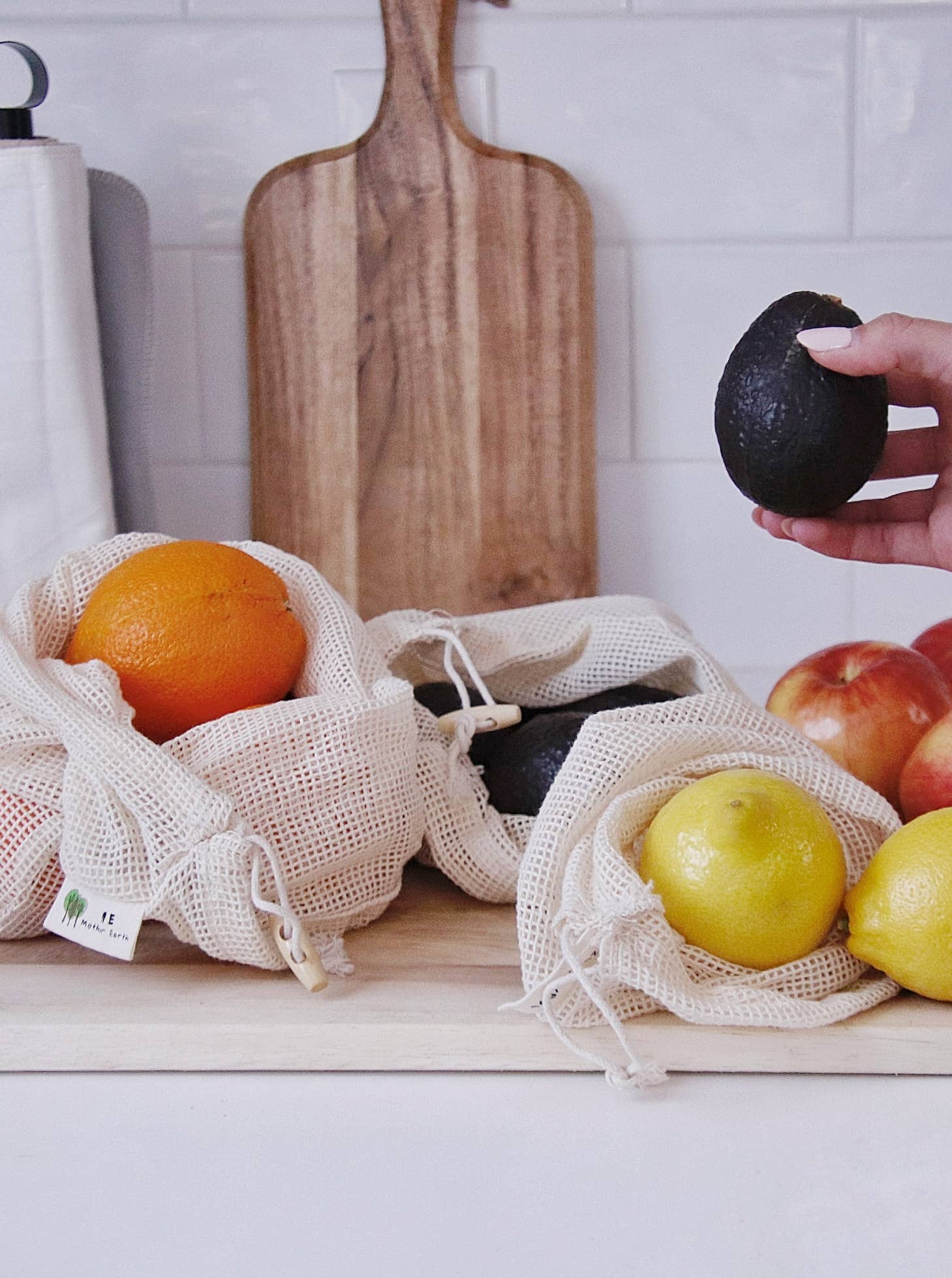 Organic Cotton Mesh Produce Bags
