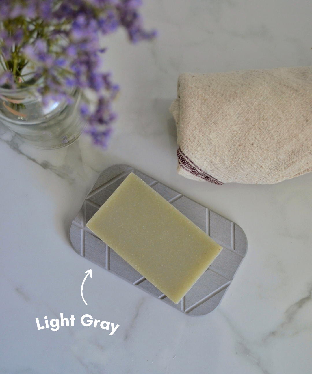 Quick-Dry Stone Soap Dish