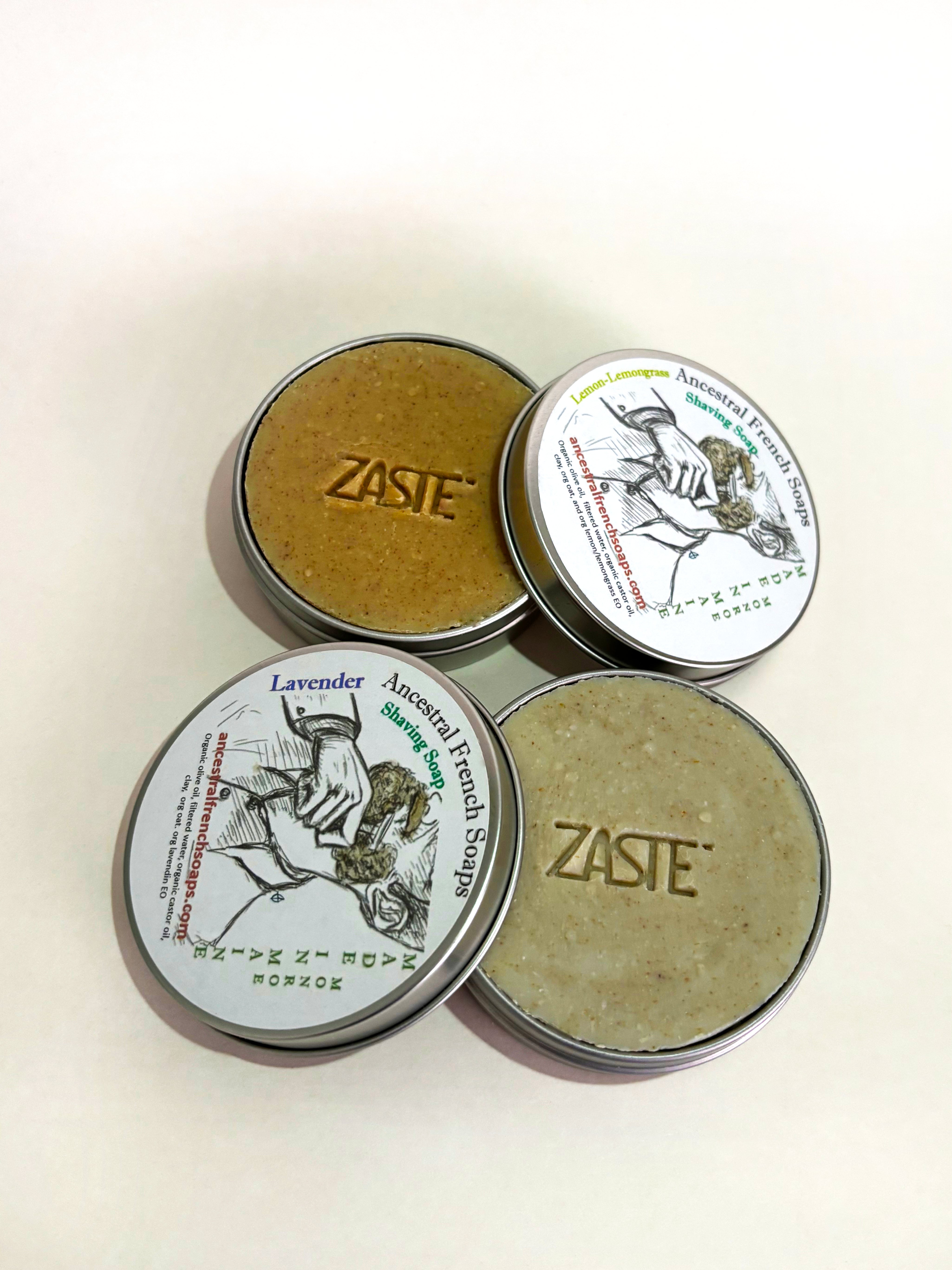 ZASTE Shaving Soap Bars
