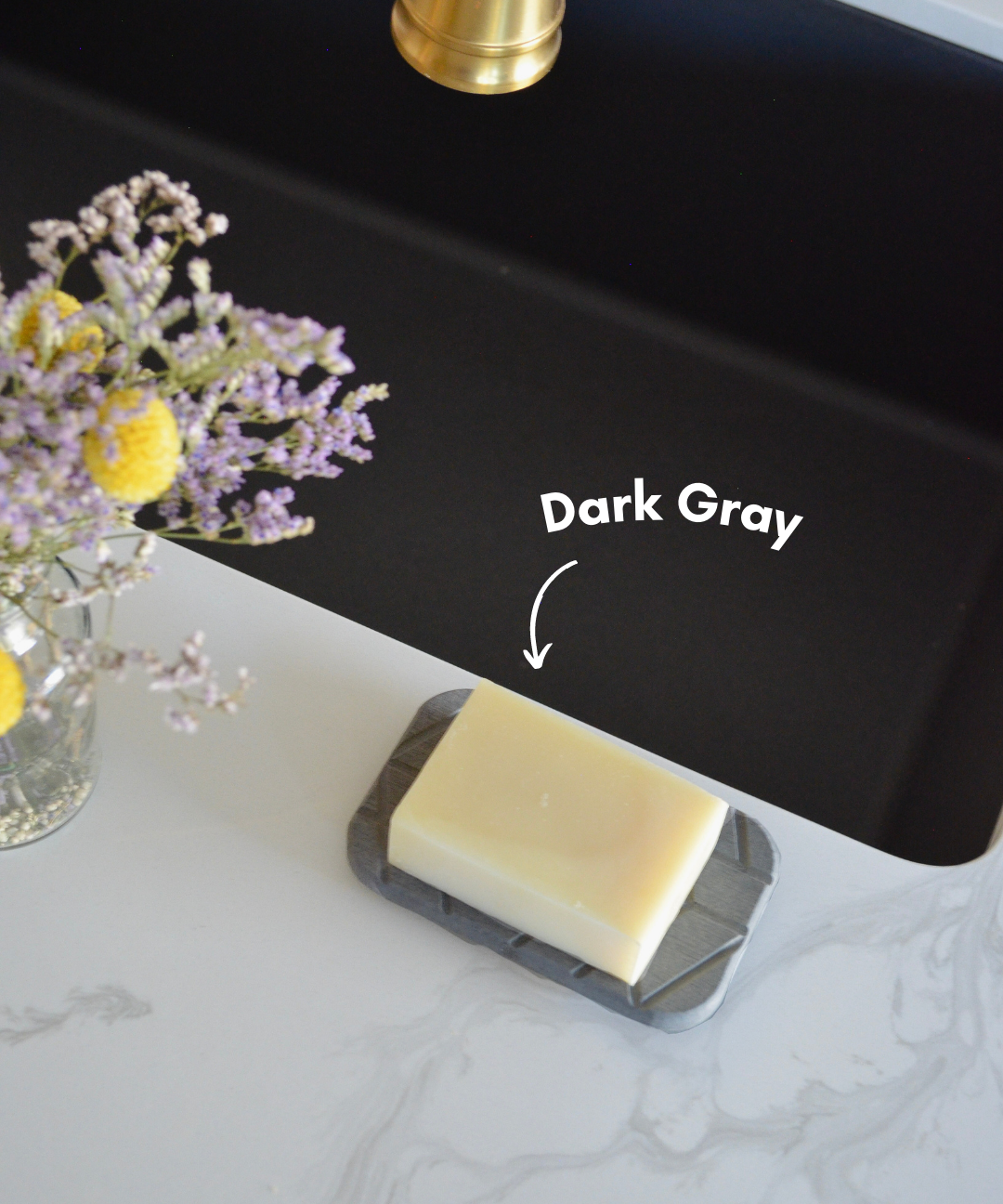 Quick-Dry Stone Soap Dish